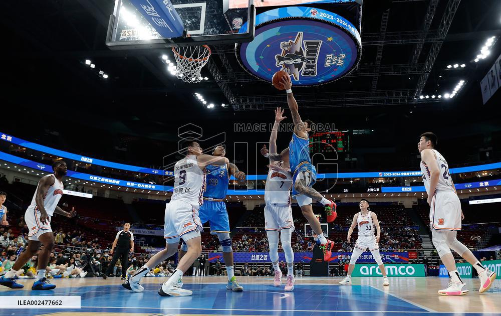 (SP)CHINA-BEIJING-BASKETBALL-CBA-BEIJING DUCKS VS SHANGHAI SHARKS(CN)