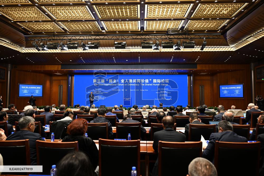 CHINA-BEIJING-DEMOCRACY-FORUM (CN)