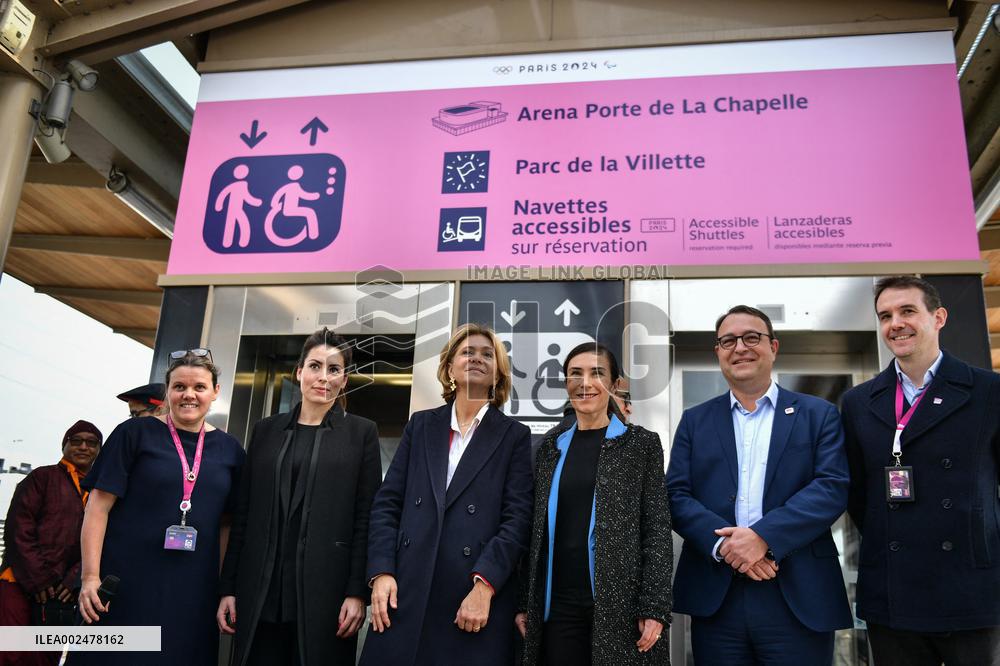 Unveiling of the Paris 2024 Olympic and Paralympic Games signage