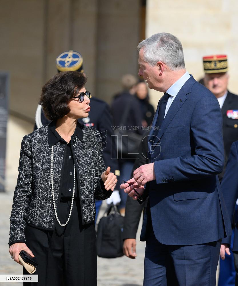 Philippe De Gaulle National Tribute Ceremony - Paris