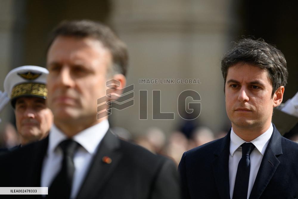 Philippe De Gaulle National Tribute Ceremony - Paris
