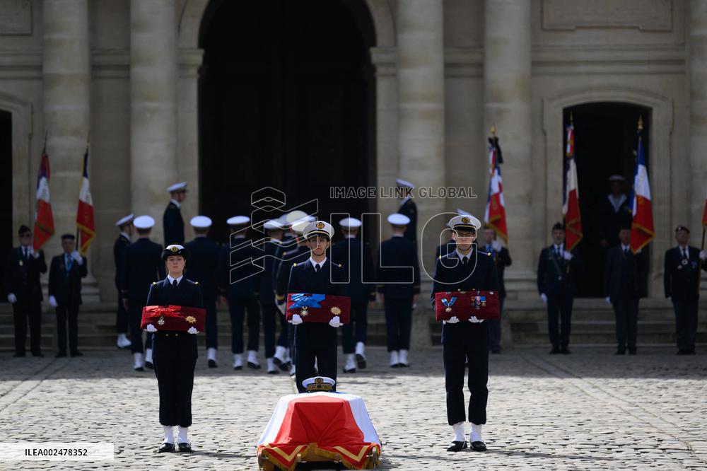 Philippe De Gaulle National Tribute Ceremony - Paris