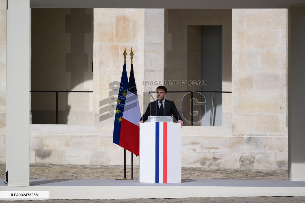 Philippe De Gaulle National Tribute Ceremony - Paris