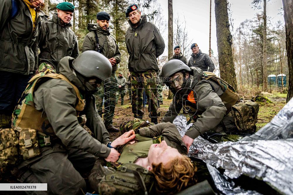 King Willem-Alexander Visits Operation Interflex - UK