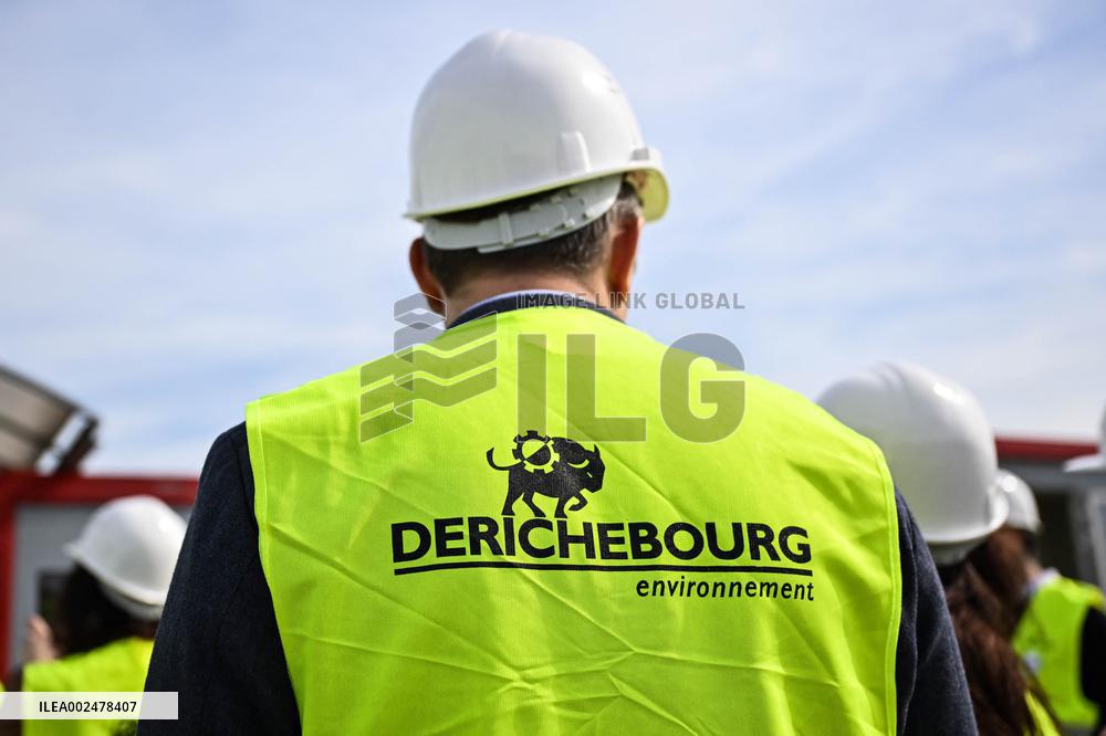Amelie Oudea-Castera visits Derichebourg processing and recycling center