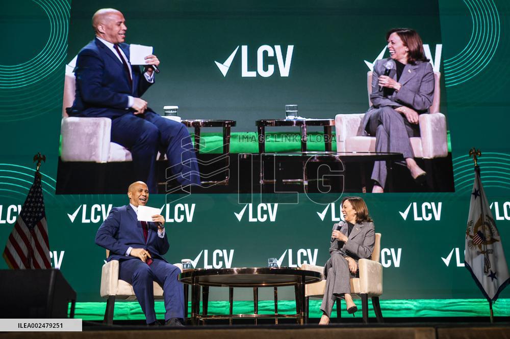 Vice President Harris speaks at League of Conservation Voters in DC