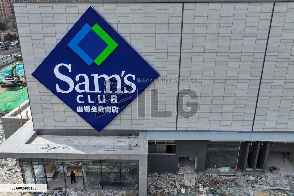 A Sam's Club Store Under Construction in Nanjing