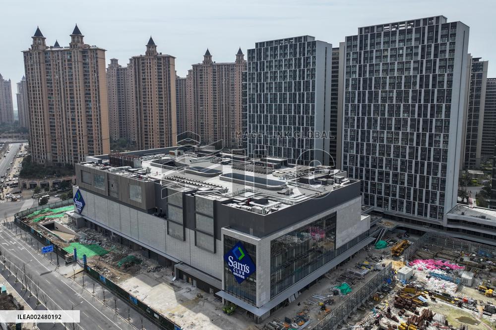 A Sam's Club Store Under Construction in Nanjing