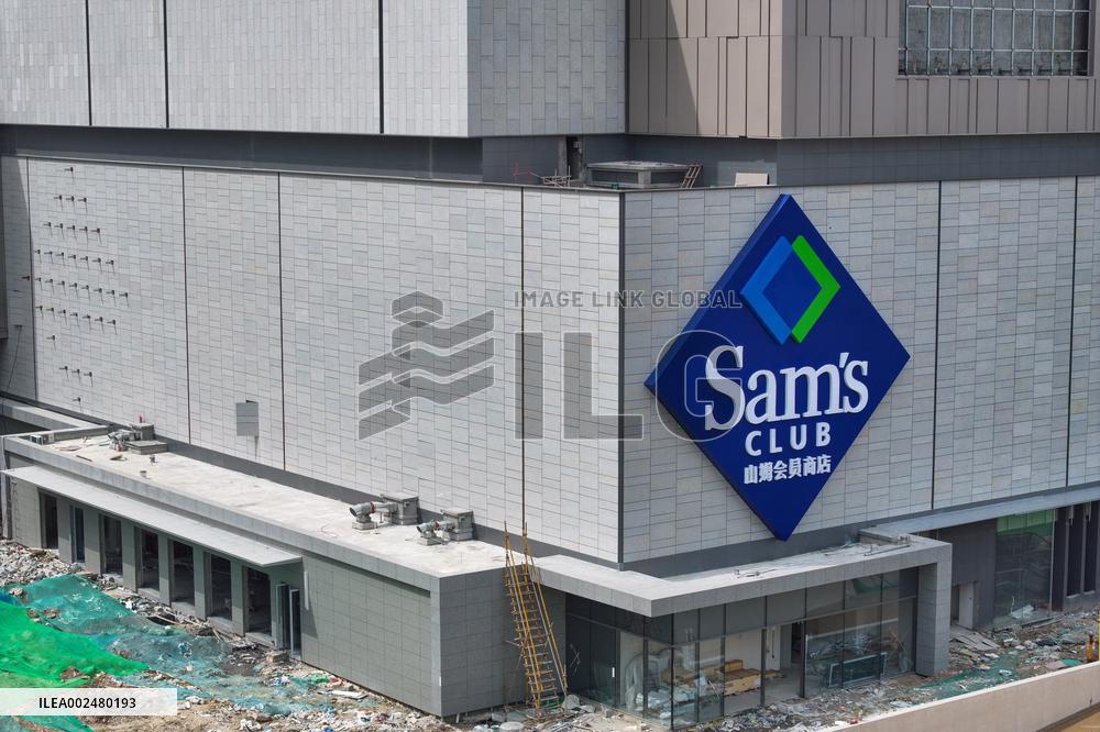 A Sam's Club Store Under Construction in Nanjing