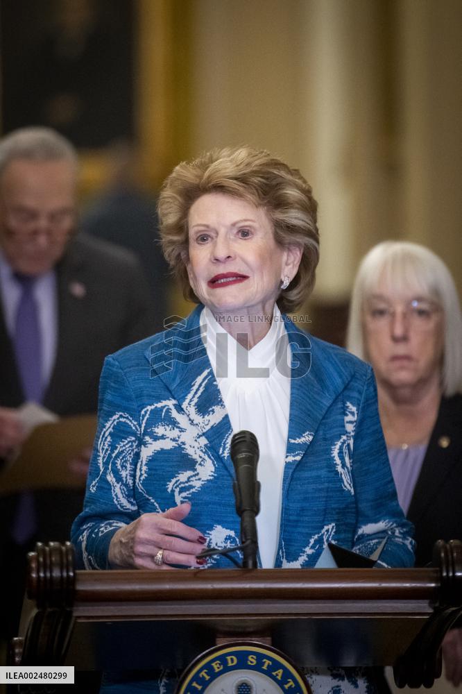 Democrat Policy Luncheon Press Conference - Washington