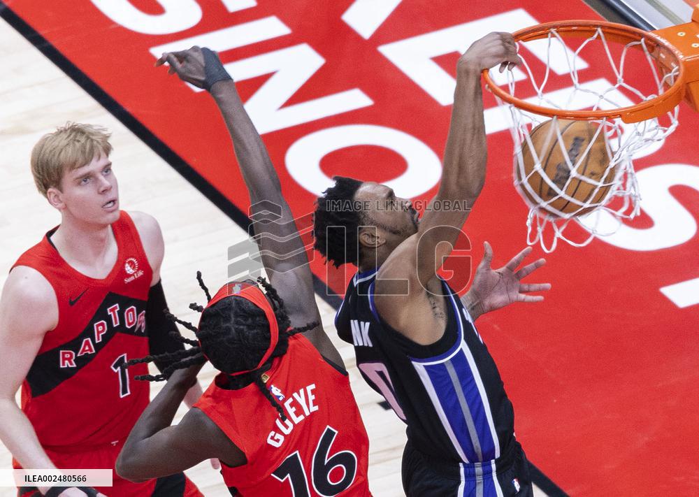 (SP)CANADA-TORONTO-BASKETBALL-NBA-KINGS VS RAPTORS