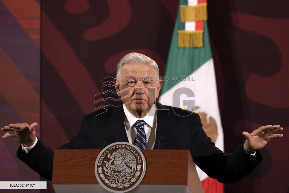 President Lopez Obrador Daily Briefing - Mexico