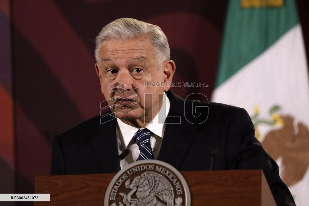 President Lopez Obrador Daily Briefing - Mexico