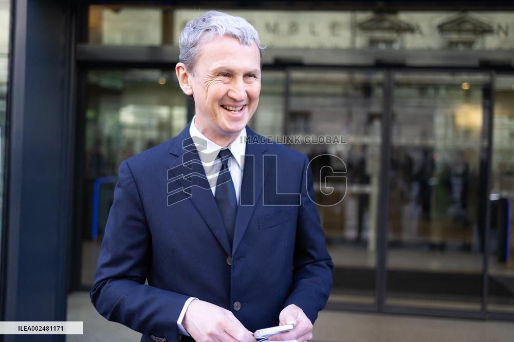 Xavier Niel hearing at the National Assembly - Paris