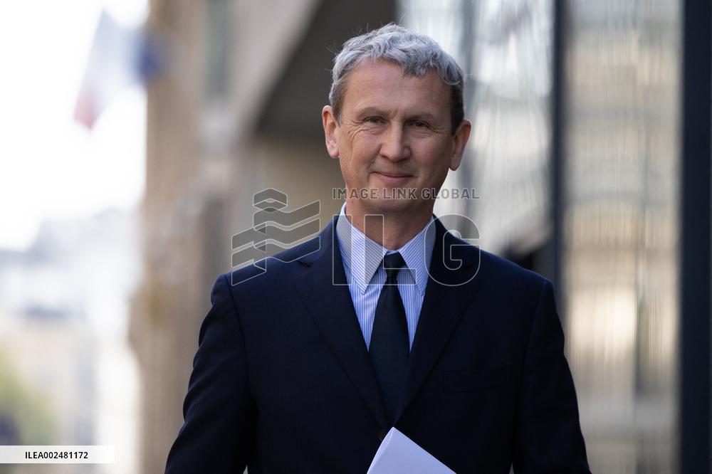 Xavier Niel hearing at the National Assembly - Paris