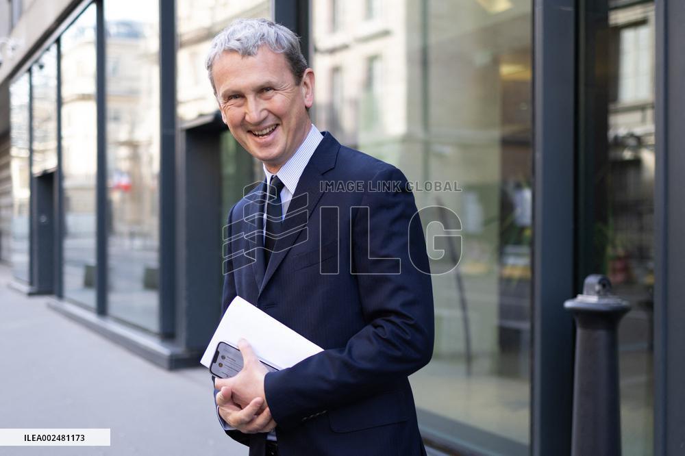 Xavier Niel hearing at the National Assembly - Paris