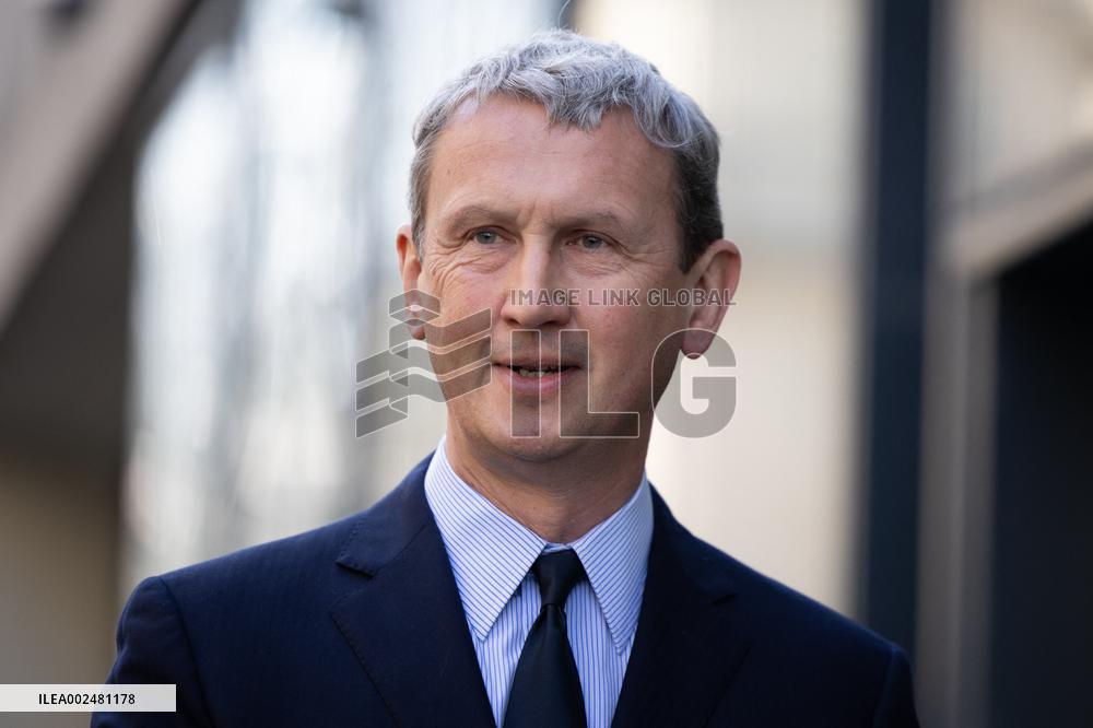 Xavier Niel hearing at the National Assembly - Paris