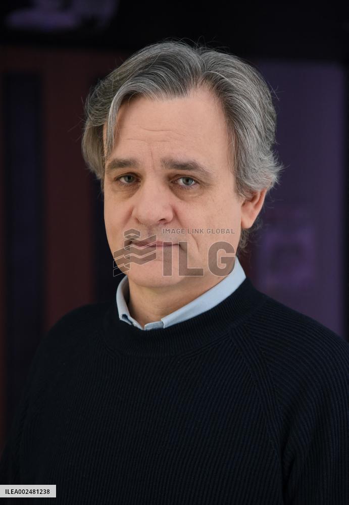 Charlie Hebdo Director Riss Appears On RMC/BFMTV - Paris