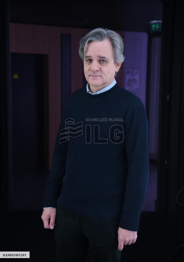 Charlie Hebdo Director Riss Appears On RMC/BFMTV - Paris