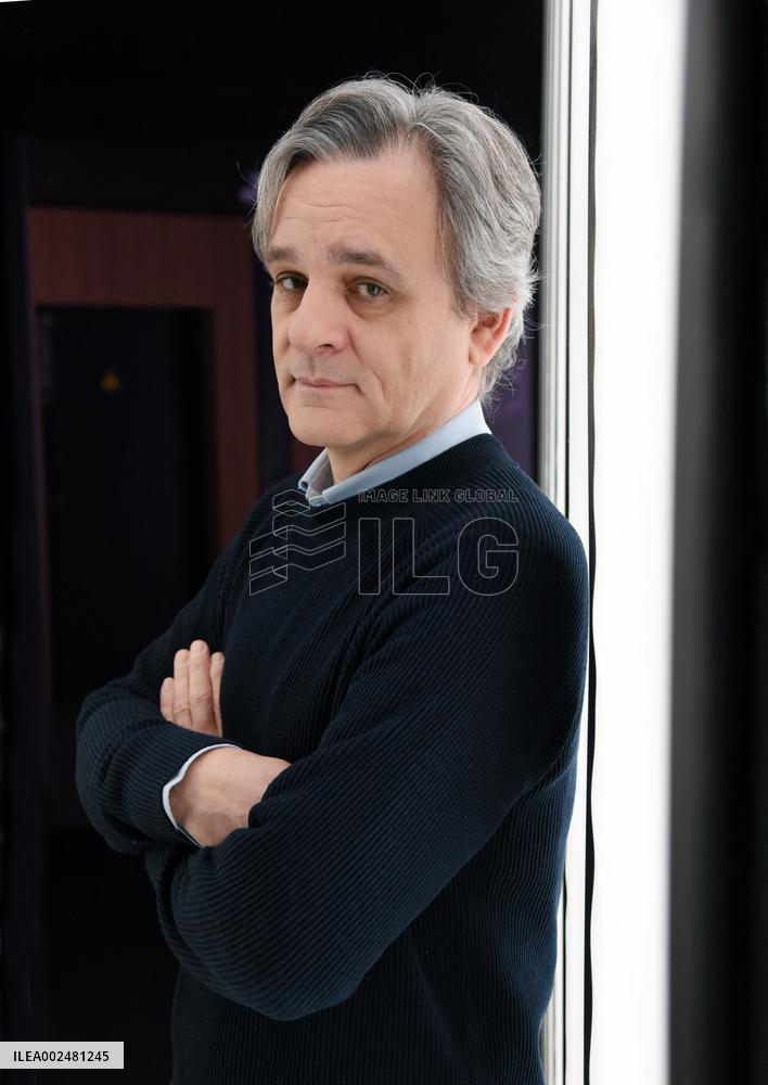 Charlie Hebdo Director Riss Appears On RMC/BFMTV - Paris