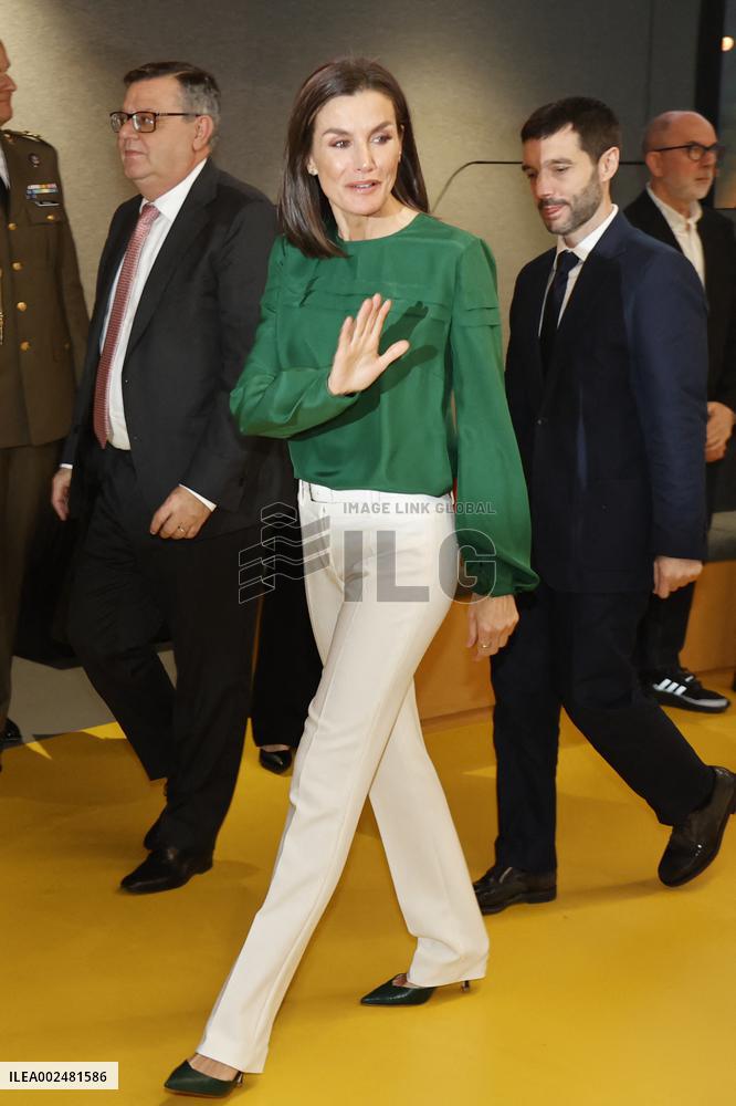 Queen Letizia At Discapnet Awards - Madrid