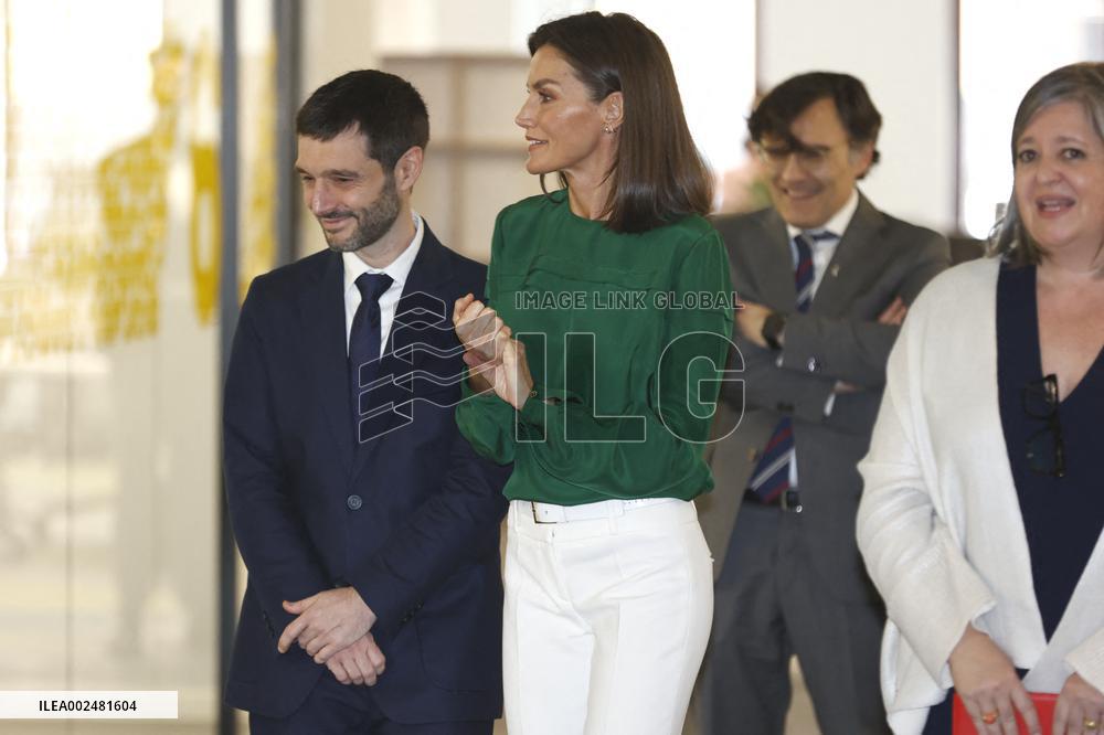 Queen Letizia At Discapnet Awards - Madrid