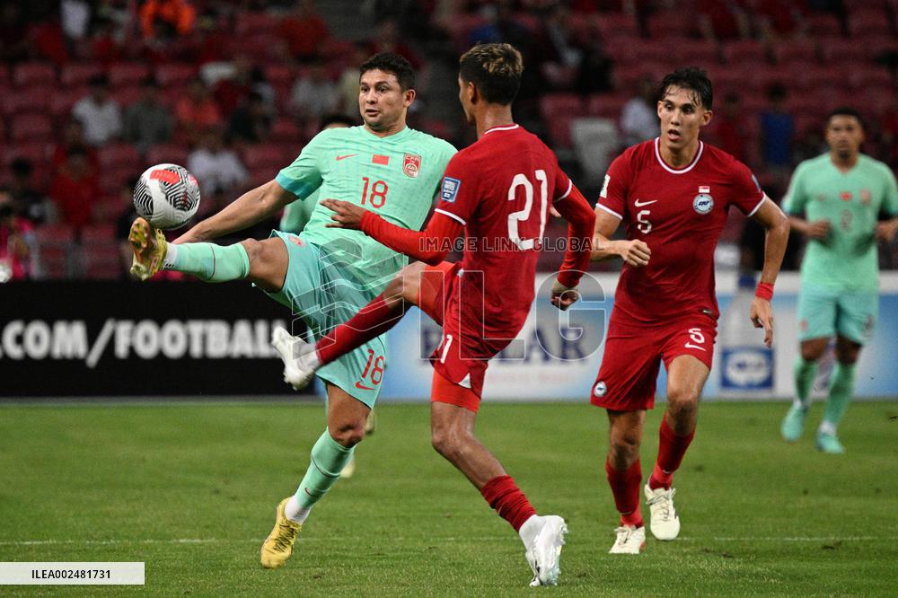 (SP)SINGAPORE-FOOTBALL-FIFA WORLD CUP ASIAN QUALIFIERS-SINGAPORE VS CHINA