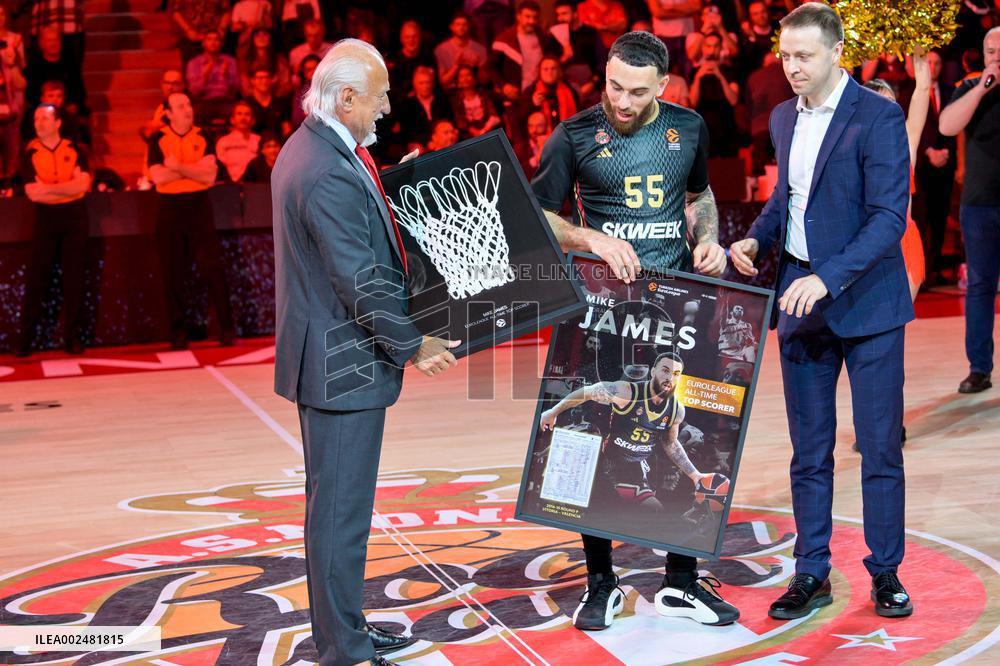 Basketball Euroleague - Match Between Monaco And Milan