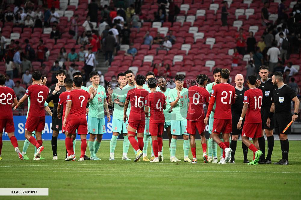 (SP)SINGAPORE-FOOTBALL-FIFA WORLD CUP ASIAN QUALIFIERS-SINGAPORE VS CHINA