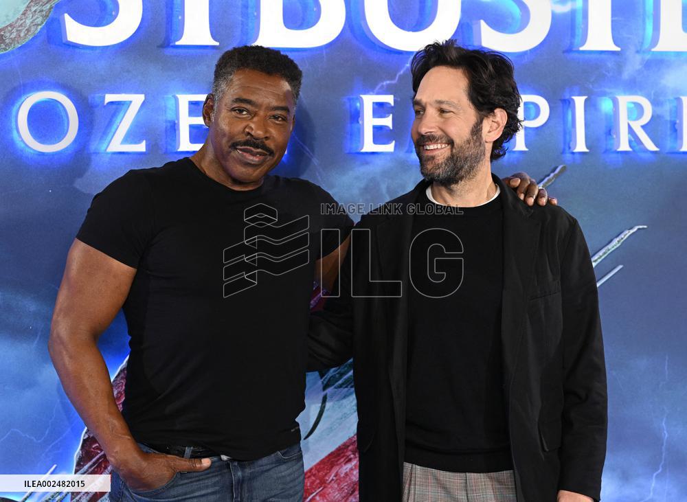 Ghostbusters Frozen Empire Photocall - London
