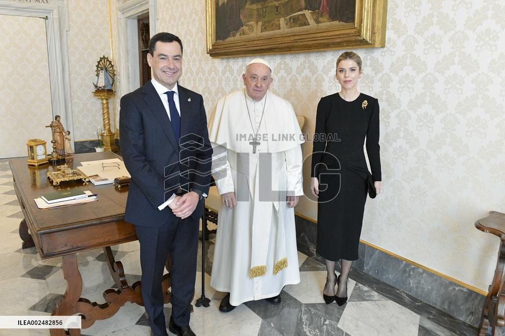 Pope Francis In Private Audiences - Vatican