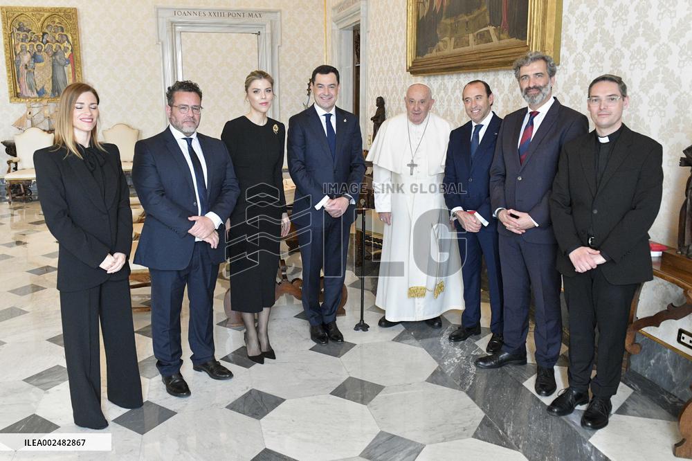 Pope Francis In Private Audiences - Vatican