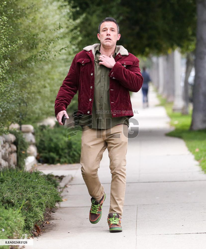 Ben Affleck Out With Son - LA