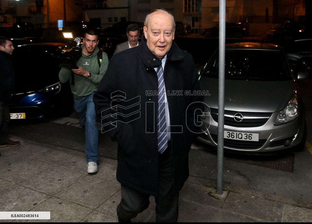 Pinto da Costa in an information session in Rio Tinto.