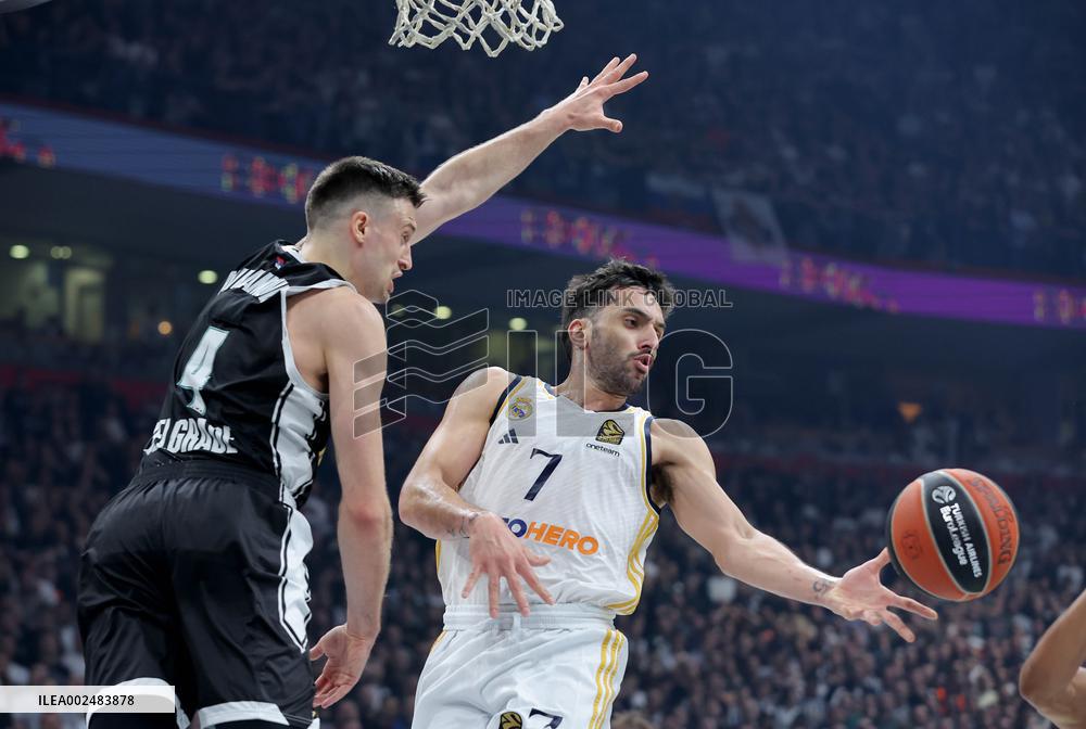 (SP)SERBIA-BELGRADE-BASKETBALL-EUROLEAGUE-PARTIZAN VS REAL MADRID