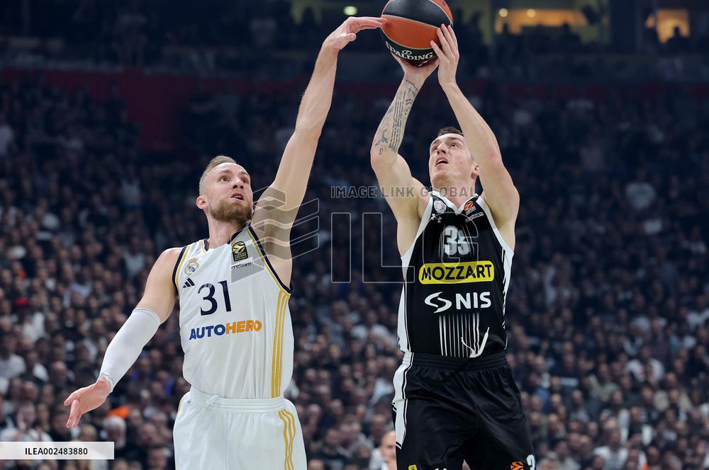 (SP)SERBIA-BELGRADE-BASKETBALL-EUROLEAGUE-PARTIZAN VS REAL MADRID