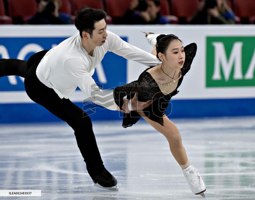 (SP)CANADA-MONTREAL-FIGURE SKATING-ISU WORLD FIGURE SKATING CHAMPIONSHIPS-PAIRS FREE SKATING