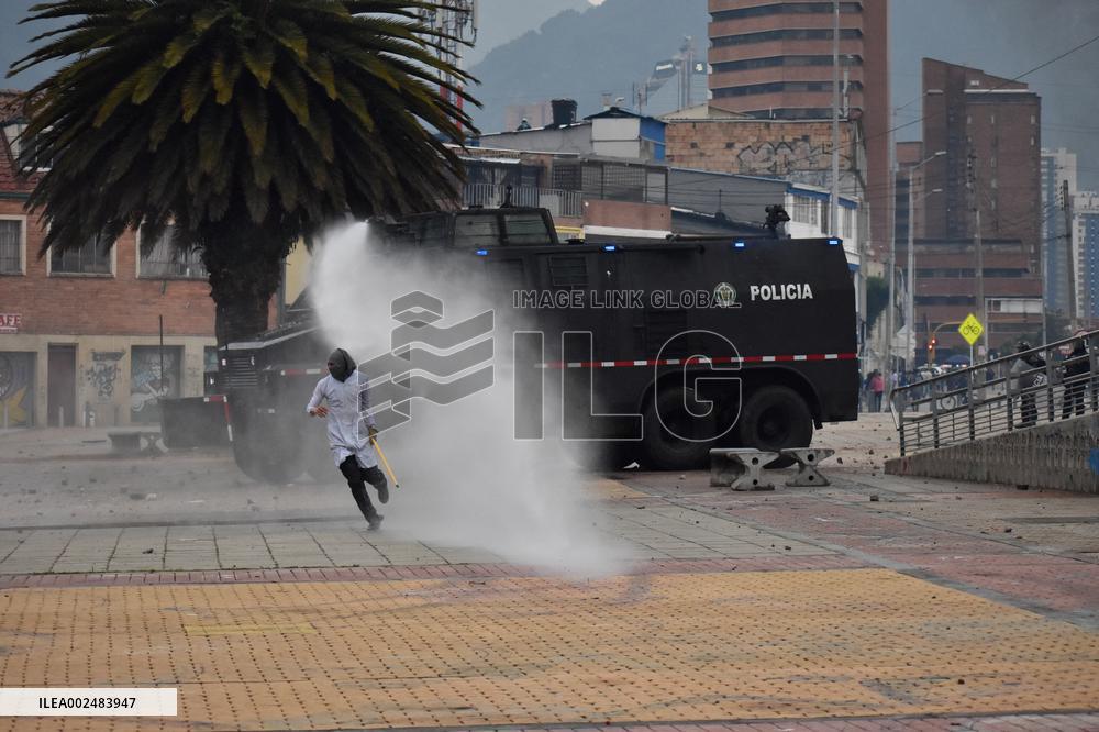 Demonstrations Against the Election of New Rector of Colombia's National University