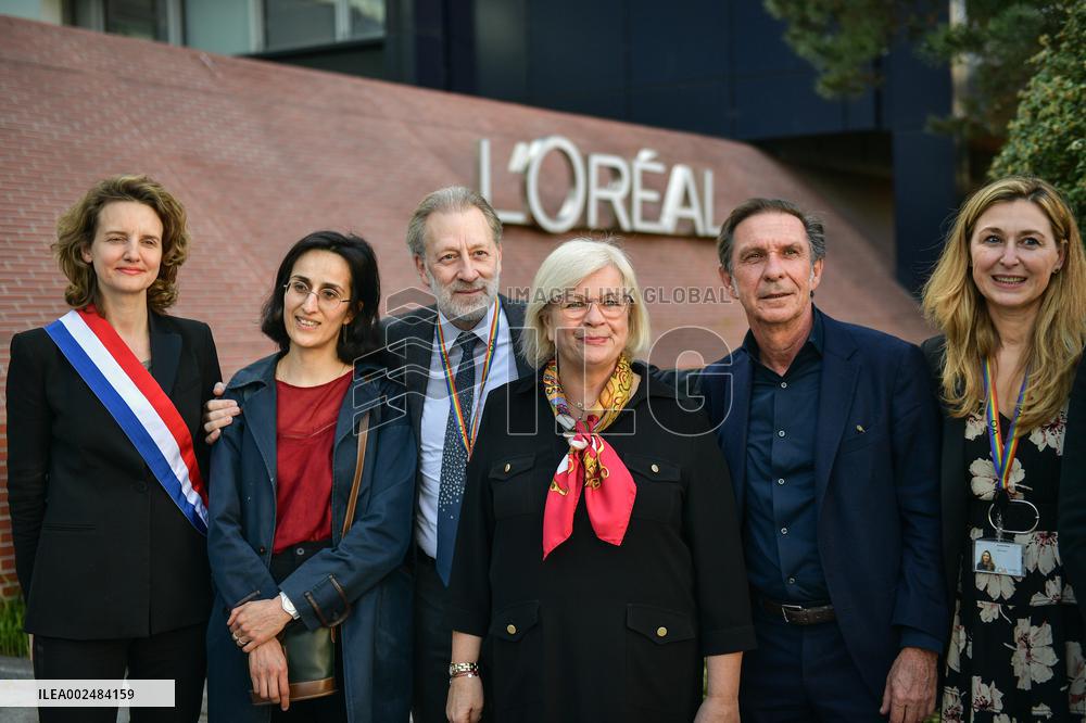 Catherine Vautrin Visits L’Oreal HQs - Clichy-la-Garenne