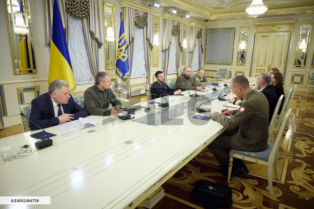 Zelensky Meets NATO Military Committee Chair - Kyiv