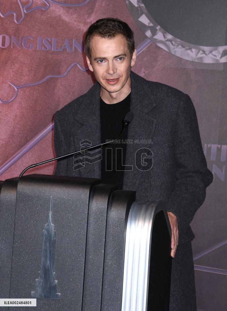 Hayden Christensen Celebrates Star Wars-Themed Takeover Of Empire State Building - NYC