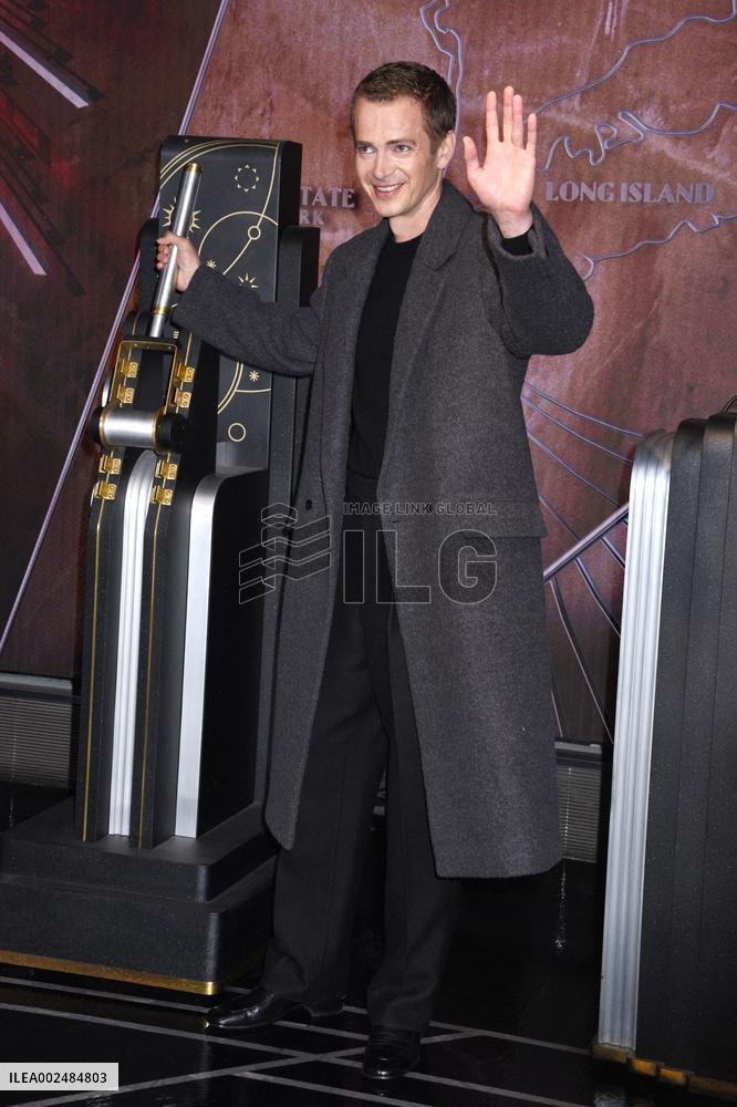 Hayden Christensen Celebrates Star Wars-Themed Takeover Of Empire State Building - NYC
