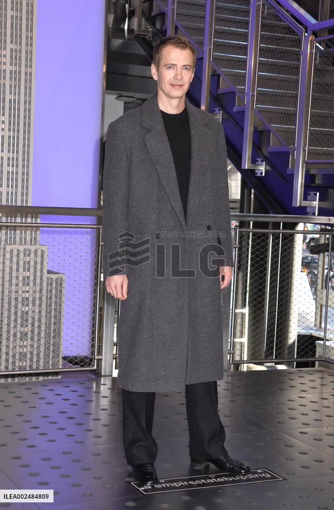 Hayden Christensen Celebrates Star Wars-Themed Takeover Of Empire State Building - NYC
