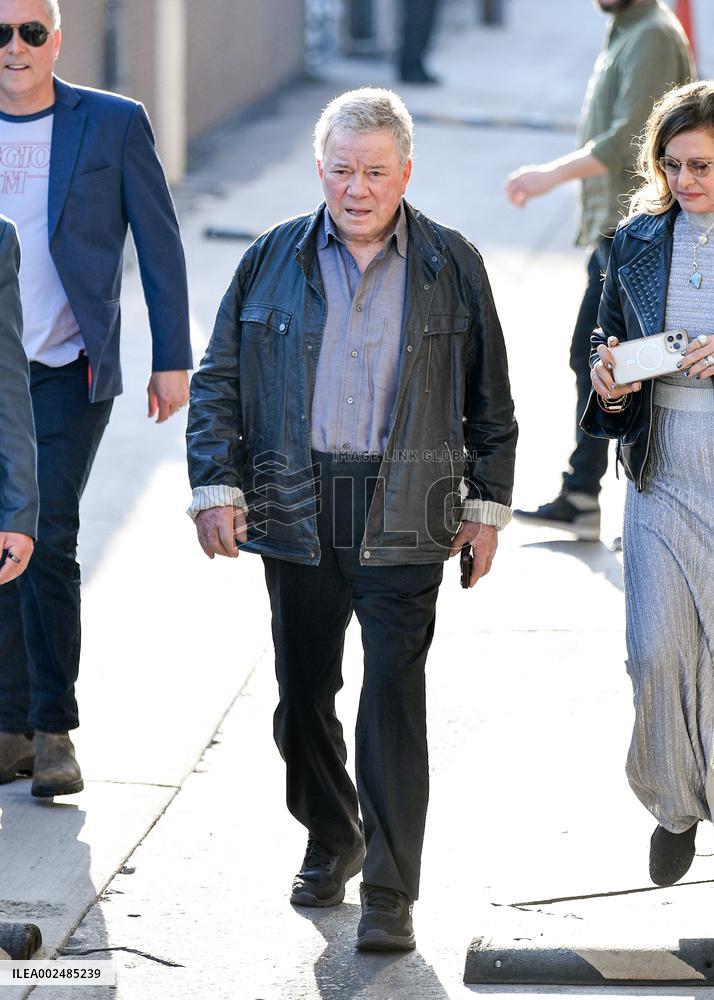 William Shatner At Jimmy Kimmel Live - LA
