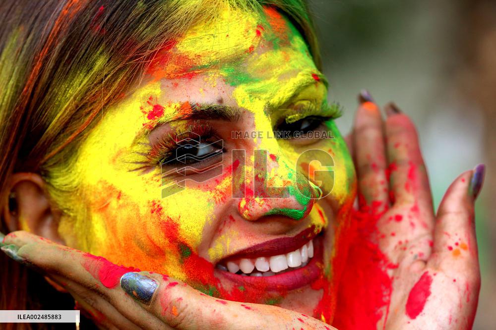 INDIA-BHOPAL-HOLI FESTIVAL-CELEBRATION