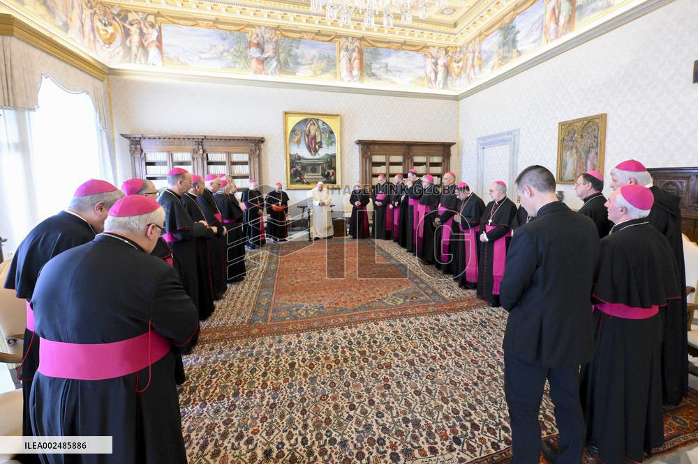 Pope Francis Private Audience - Vatican