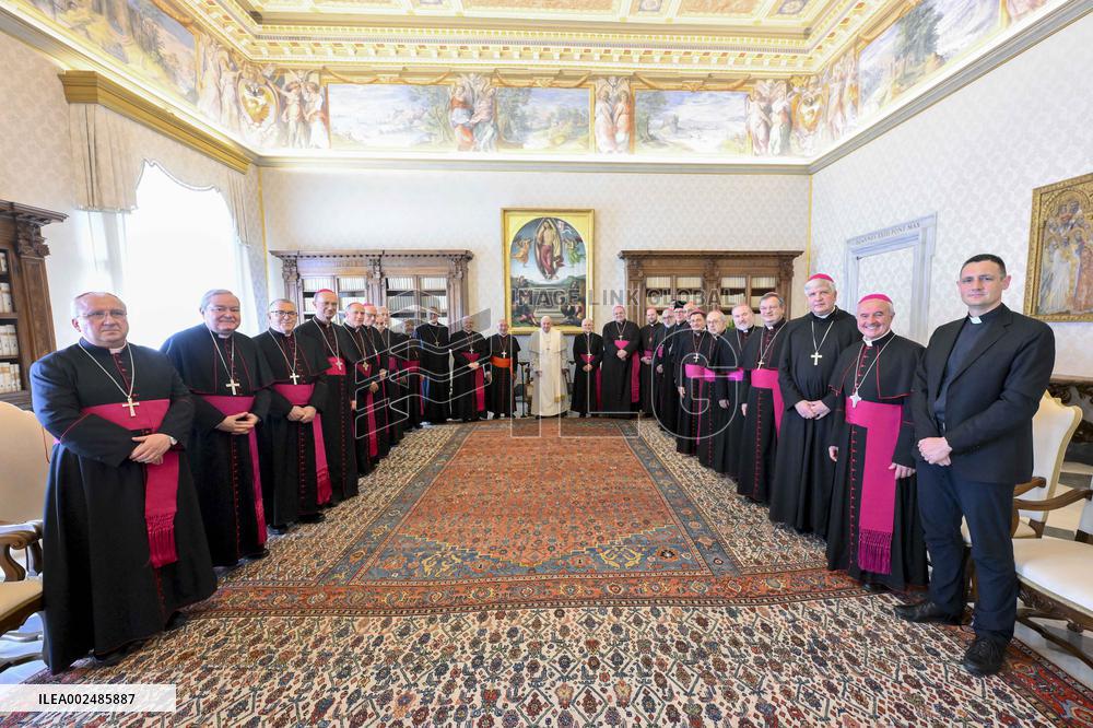 Pope Francis Private Audience - Vatican