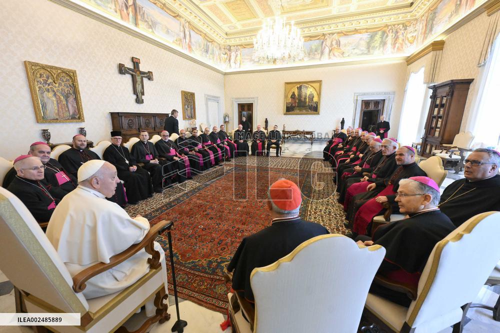 Pope Francis Private Audience - Vatican