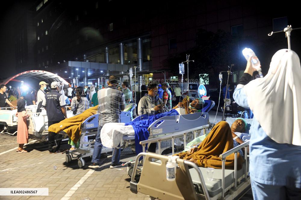 INDONESIA-EAST JAVA-SURABAYA-EARTHQUAKE