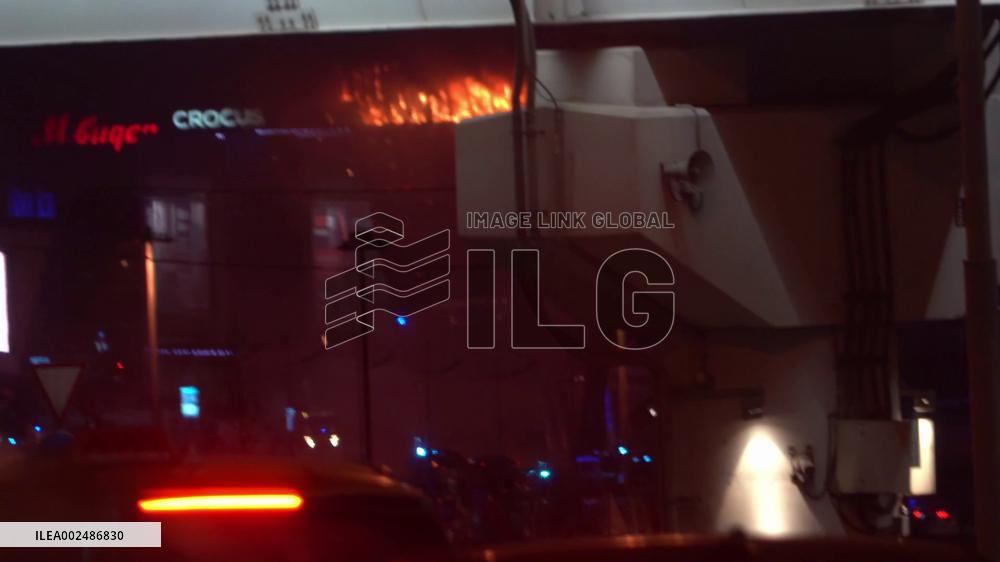 At least 40 killed, 100 injured after shooting at concert venue near Moscow